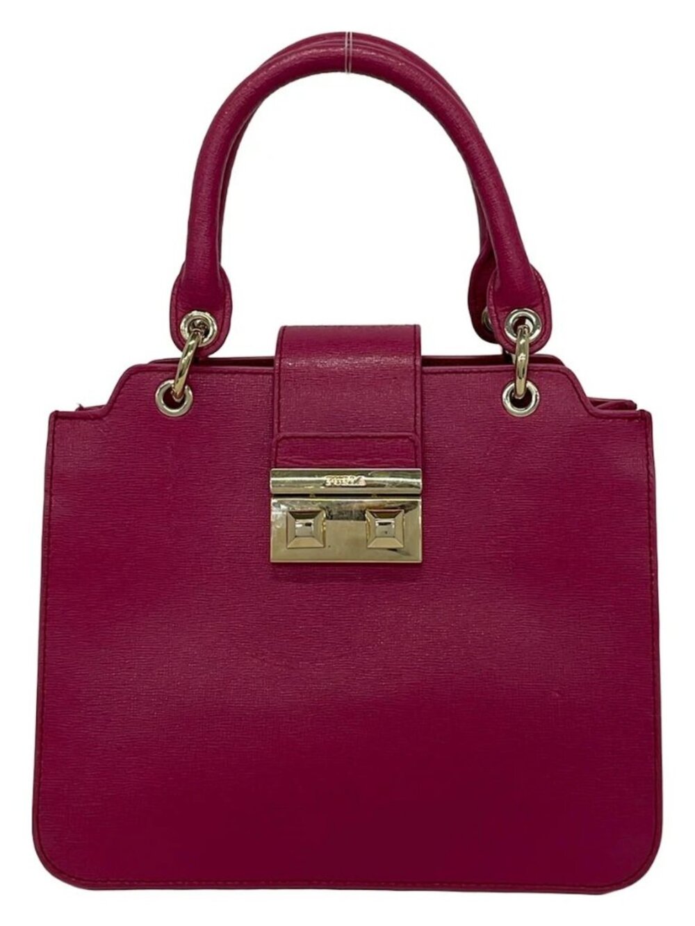 FURLA Joan Pink Leather Handbag